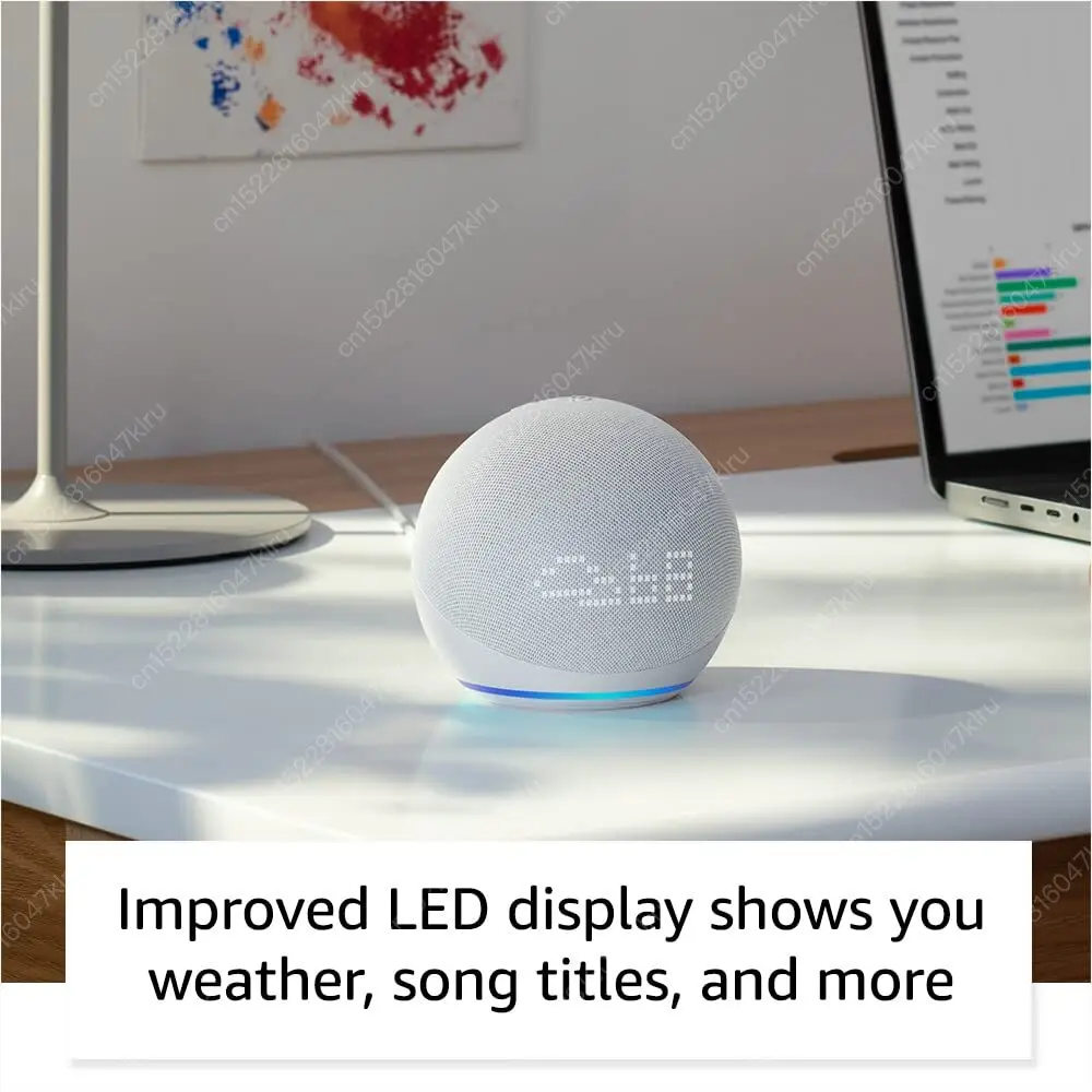 Best Seller Original Alexa Echo Dot Pop Latest 5th Generation Alexa Smart Voice Control Speaker Horn - Image 3